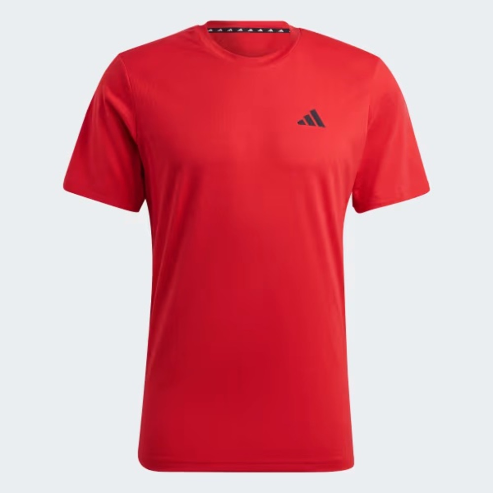Adidas Men's Bold Red Short Sleeve Tee
